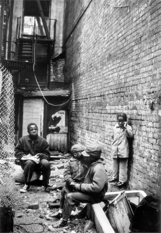 Gordon Parks, Fontenelle Children Outside Their Harlem Tenement, Harlem, New York, 1967 , Howard Greenberg Gallery