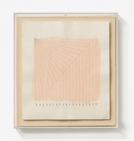 Lenore Tawney, Peach Hüm with Lines, 1980 , Alison Jacques