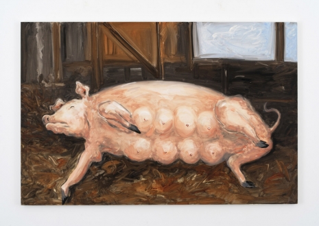 Tanya Merrill, Hog on Her Side, 2021 , 303 Gallery