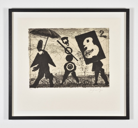 William Kentridge, Dada Picnic 2, 2019 , Marian Goodman Gallery