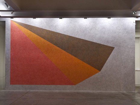 Sol LeWitt, Wall Drawing #443: Asymmetrical pyramid with color ink washes superimposed, , Marian Goodman Gallery