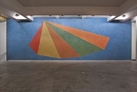 Sol LeWitt, Wall Drawing #770: Asymmetrical pyramid with color ink washes superimposed, , Marian Goodman Gallery