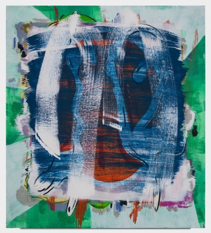 Jon Pestoni, Green Pinwheel, 2012, David Kordansky Gallery