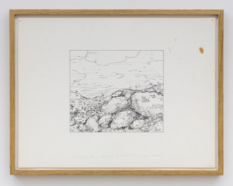 Matt Mullican , Untitled (Landscape of a planet not far from our own), 1975-76 , Mai 36 Galerie