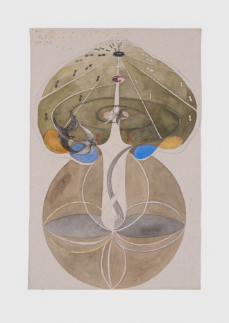 Hilma af Klint, Tree of Knowledge, No. 2, 1913-1915 , David Zwirner