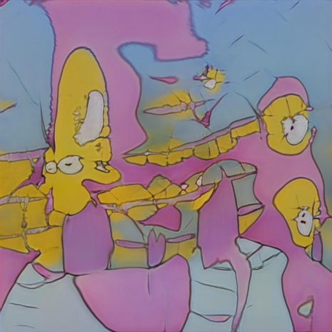 Damien Roach, Artefact #3 (The Simpsons 9), 2021 , Galerie Barbara Thumm