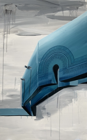 Shahpour Pouyan, Flying walls, 2021 , Galerie Nathalie Obadia