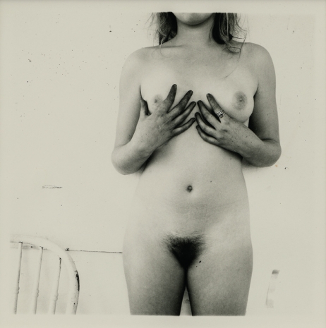 Francesca Woodman, Torso after seeing Ingres, Providence, Rhode Island, 1976 , Marian Goodman Gallery
