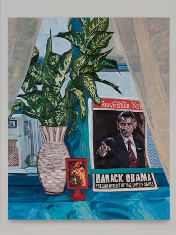 Jordan Casteel, The New Black View (Still life with James and Yvonne), 2021 , MASSIMODECARLO