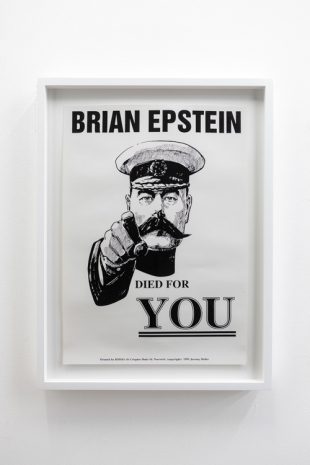 Jeremy Deller, Brian Epstein Died For You, 1995 , The Modern Institute