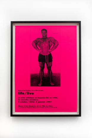 Jeremy Deller, Life/Live, Muscle Man (Pink/French), 1997 , The Modern Institute