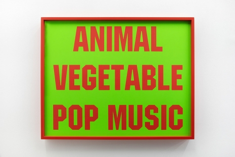 Jeremy Deller, Animal Vegetable Pop Music, 2012 , The Modern Institute