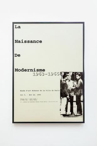 Jeremy Deller, La Naissance de Modernisme, 1996 , The Modern Institute