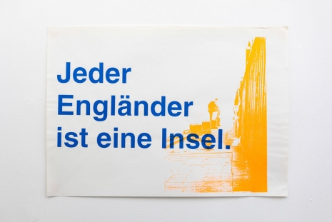 Jeremy Deller, Jeder Engländer ist eine Insel, 1997 , The Modern Institute