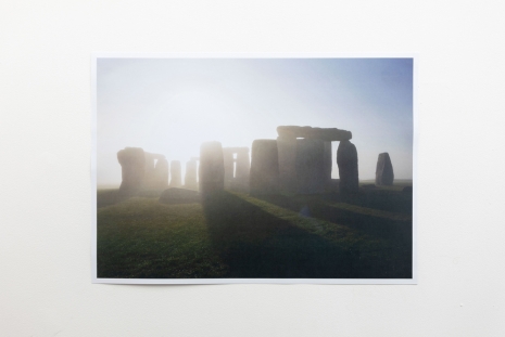 Jeremy Deller, Stonehenge in the early morning fog, 2021 , The Modern Institute