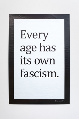 Jeremy Deller, Every age has its own fascism, 2019 , The Modern Institute