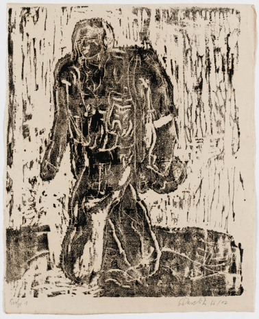 Georg Baselitz, Der Neue Typ [The New Type], 1966, printed 1982, Luhring Augustine Tribeca