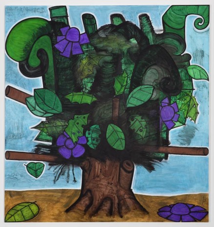 Carroll Dunham, Late Trees #7, 2012, Gladstone Gallery