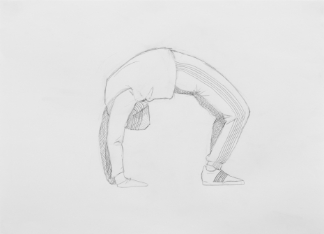 Mark Leckey, Bridge pose sketch for Under Under In, 2021 , Galerie Buchholz