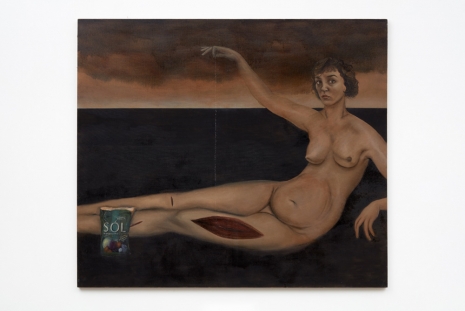 Agata Słowak, Self-portrait with salt in the wounds, 2020 , Sadie Coles HQ