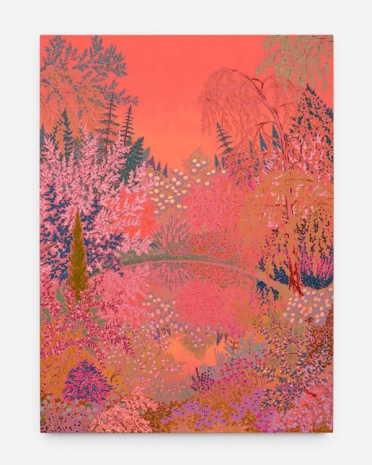 John McAllister, rose rust mirror dusk, 2021 , Almine Rech