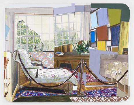 Mickalene Thomas	   	, Monet's Salon, 2012, Lehmann Maupin