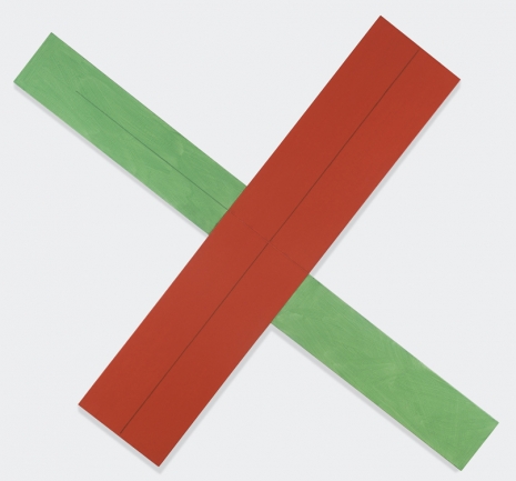 Robert Mangold, Red/Green X within X #2, 1982 , Mignoni
