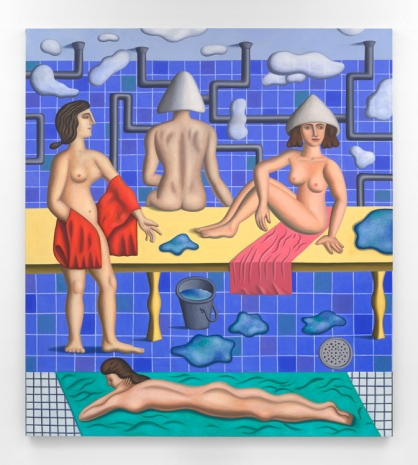 Jonathan Gardner, The Bathhouse, 2021 , Almine Rech