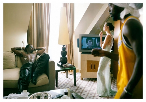 Annie Leibovitz, Sean Combs and Kate Moss, Hyatt Hotel, Paris, 1999, 2021 , Hauser & Wirth