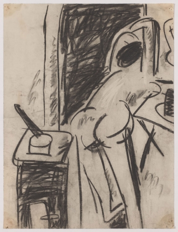 Allan Kaprow, Nude Looking in Mirror with Pot on Stove, 1954 , Hauser & Wirth