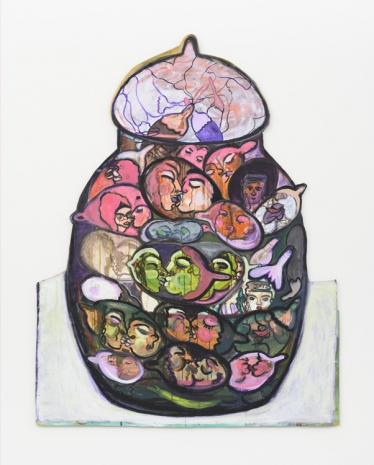 Mounira Al Solh , The Kiss of the Revolution: Pickled, 2020-2021 , Zeno X Gallery