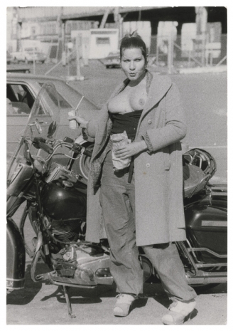 Alvin Baltrop, The Piers (woman by motorcycle), n.d (1975- 1986) , Modern Art