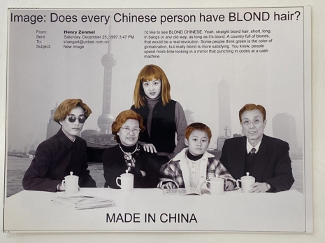 Shi Yong, Samples of “Imagine: Does Every Chinese Person Have BLOND Hair?”, 1999 , ShanghART