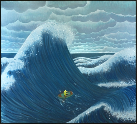 Ben Sledsens , Rowing against the Waves, 2021 , Tim Van Laere Gallery