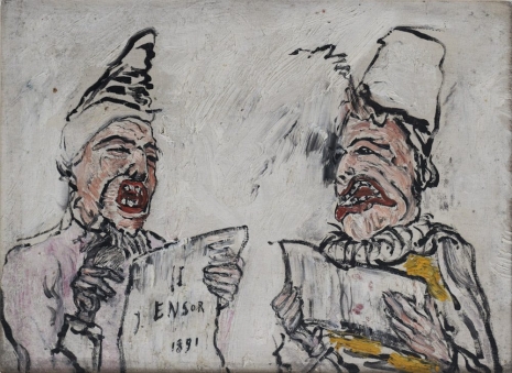 James Ensor, The Grotesque Singers (Les chanteurs grotesques), 1891 , Gladstone Gallery