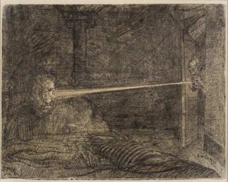James Ensor, The Tell-Tale Heart (Le coeur révélateur), 1884-1886 , Gladstone Gallery