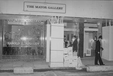Grey Organisation, Cork Street Attack (The Mayor Gallery), 1985 , The Mayor Gallery