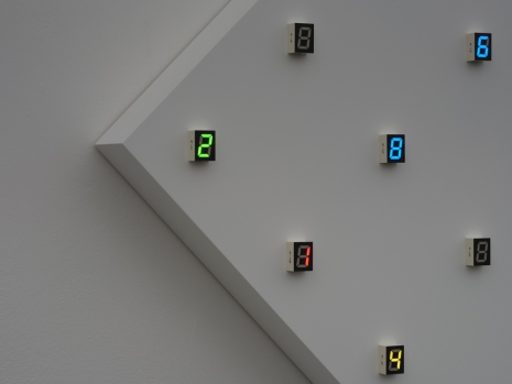 Tatsuo Miyajima ​​​​, Keep Changing (Mondrian) - no.4, 2021 , Lisson Gallery