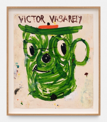 Szabolcs Bozó, “Victor Vasarely Portré” (Portrait of Vasarely), 2021 , Almine Rech