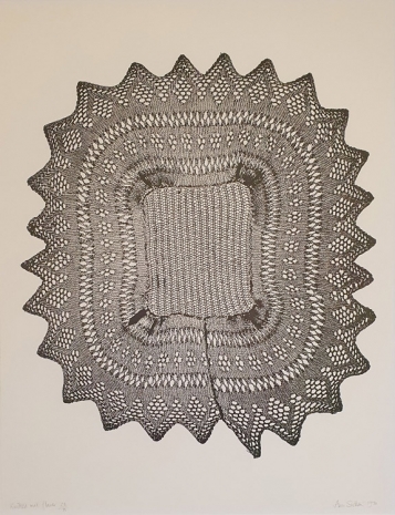 Ann Sutton, Knitted Mat Flower, 1970 , NewArtCentre.