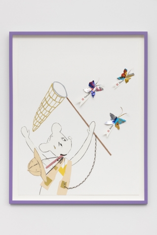 Simon Fujiwara, Who‘s Transformation? (Butterfly Catcher I), 2021 (details) , Esther Schipper