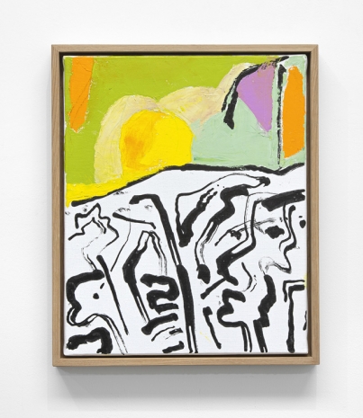 Etel Adnan, Paysage et signes 1, 2021 , Galerie Lelong & Co.