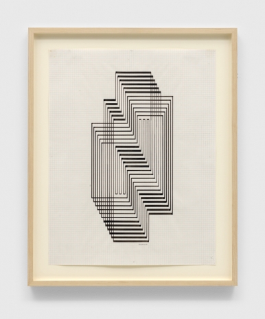 Josef Albers,  Study for Graphic Tectonic (Ascension), 1941 , David Zwirner