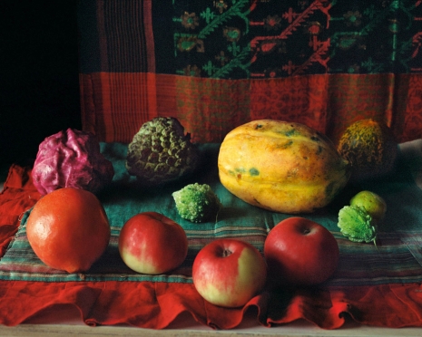Patrick Faigenbaum, Arrangement de fruits. Dover Lane, Ballygunge, Kolkata sud (2), octobre 2014 , Galerie Nathalie Obadia