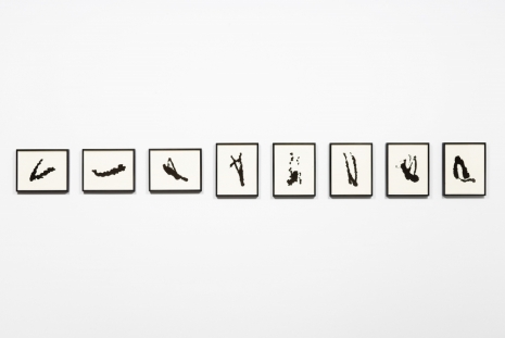 Allan McCollum, Collection of Eight Writer's Daughter Drawings, 2021, Petzel Gallery