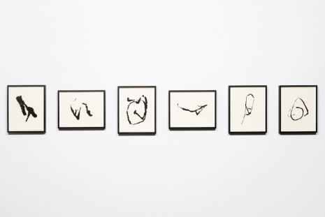 Allan McCollum, Collection of Six Writer's Daughter Drawings, 2021, Petzel Gallery