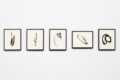 Allan McCollum, Collection of Five Writer's Daughter Drawings, 2021, Petzel Gallery