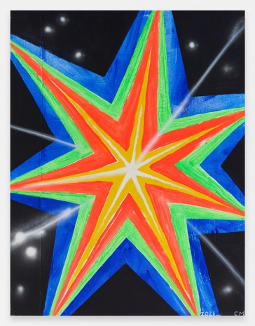 Chris Martin, Seven Pointed Star, 2018-2020 , Anton Kern Gallery