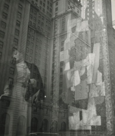 Lisette Model, Window Reflection, New York, 1939-45 , Howard Greenberg Gallery