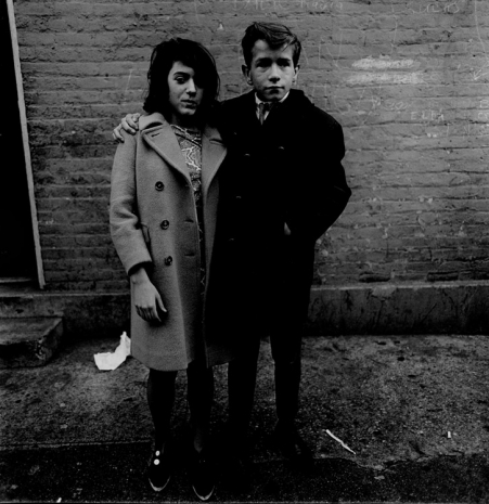 Diane Arbus, Teenage couple in Hudson Street, N.Y.C., 1963 , Howard Greenberg Gallery